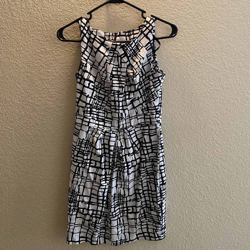 Black and white dress
